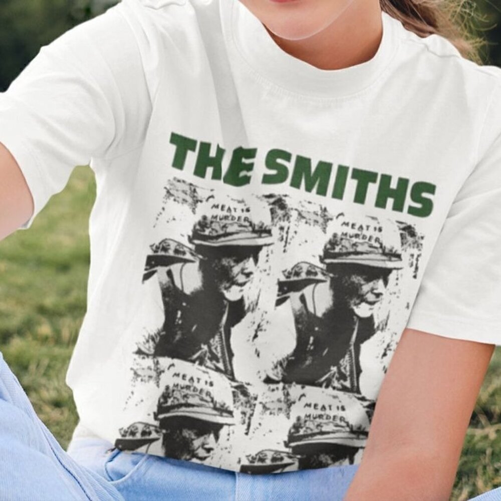 The Smith Meat Is Murder Punk Rock Music Fan Classic Graphic Album Band T-Shirt